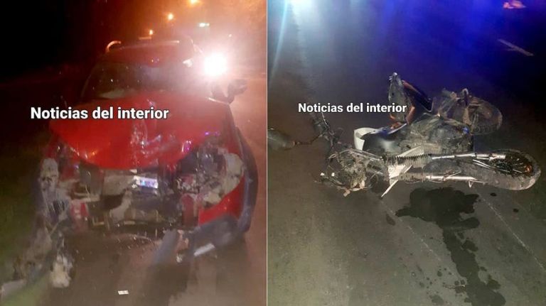 Tragedia Motociclista de 47 años murió en el acto en brutal choque