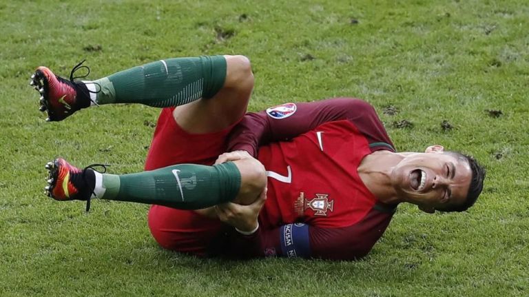 El Desconsolado Llanto De Cristiano Ronaldo Tras Una Brutal Patada Que ...