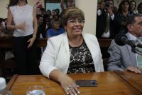 La secretaria de Trabajo de la provincia, Prof. Julia Comán, saludó a Nuevo Diario en su 31º Aniversario