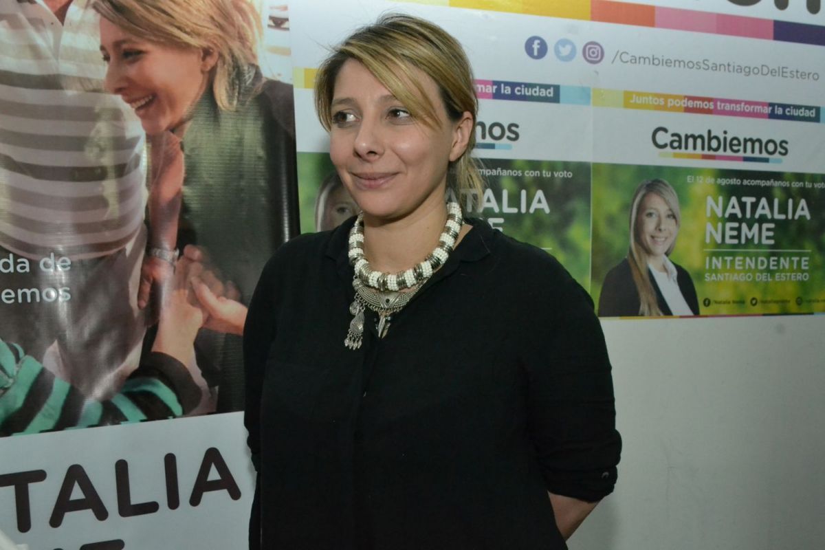 Natalia Neme destacó la “recepción” de la gente | Nuevo Diario Web |  Santiago del Estero