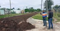 Inician obras de pavimentación en Pinto 